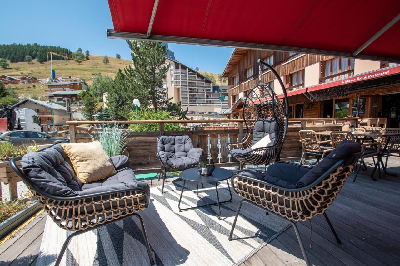 Hotel Le Sherpa Les Deux Alpes Bagian luar foto